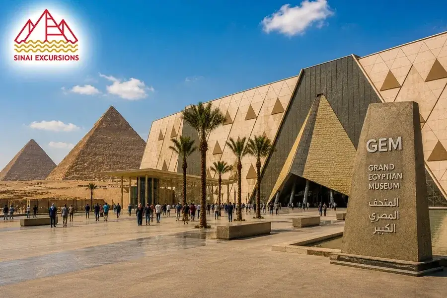 Grand Egyptian Museum and Pyramids of Giza tour — Sinai Excursions Hurghada