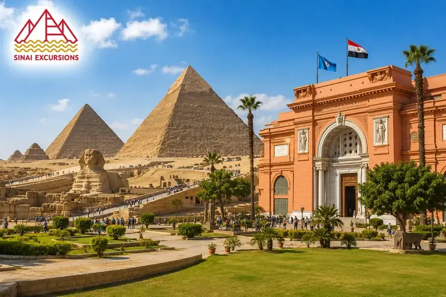 Great Pyramids of Giza and Sphinx day trip from Hurghada